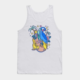 Tropical girl Tank Top